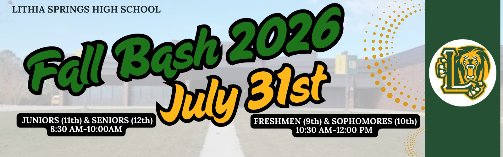 Fall Bash 2026
