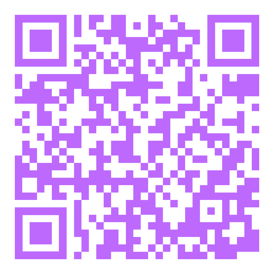 QR code for virtual classroom