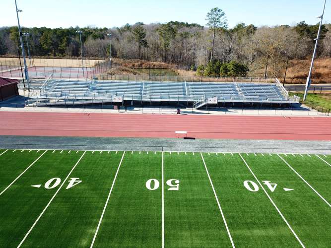 visitors side of stadium