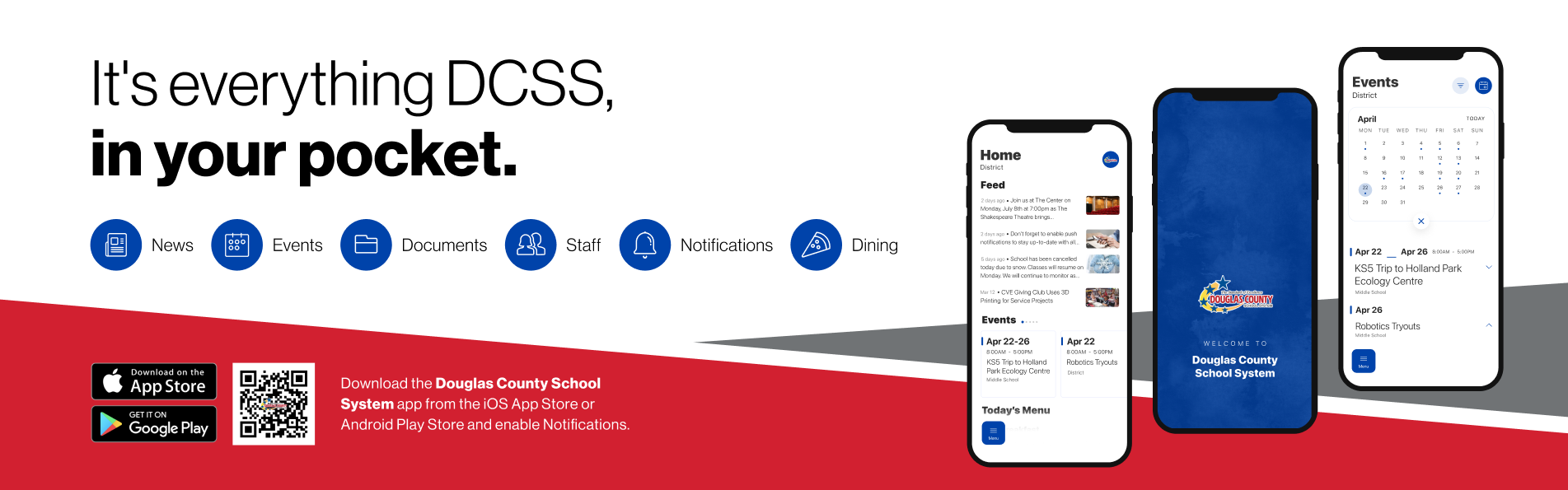 It's Everything DCSS, In your Pocket School App Marketing Campaign