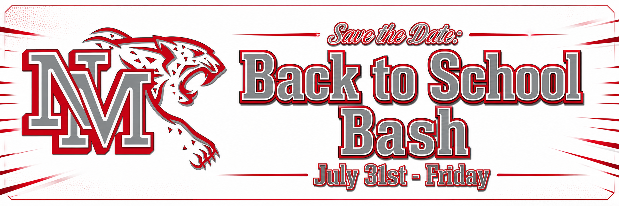 Back to School Bash Poster