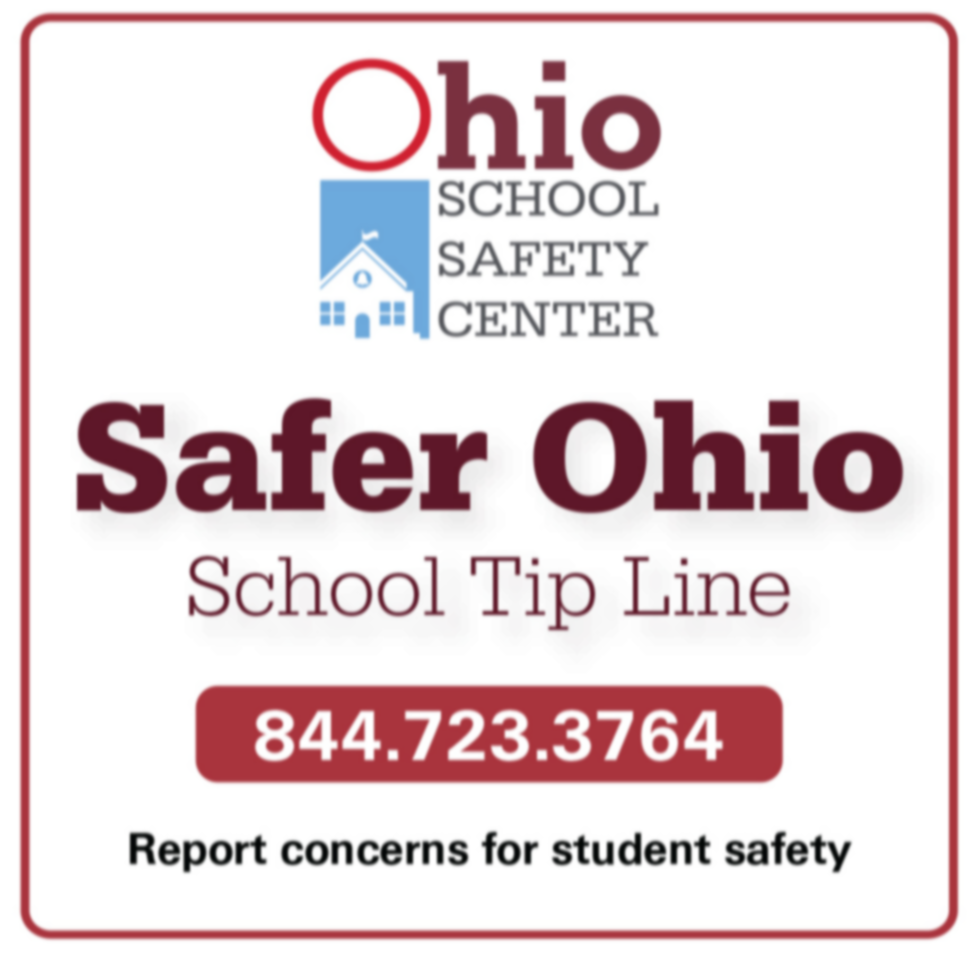 Ohio Safer Schools Tip Line 844-723-3764