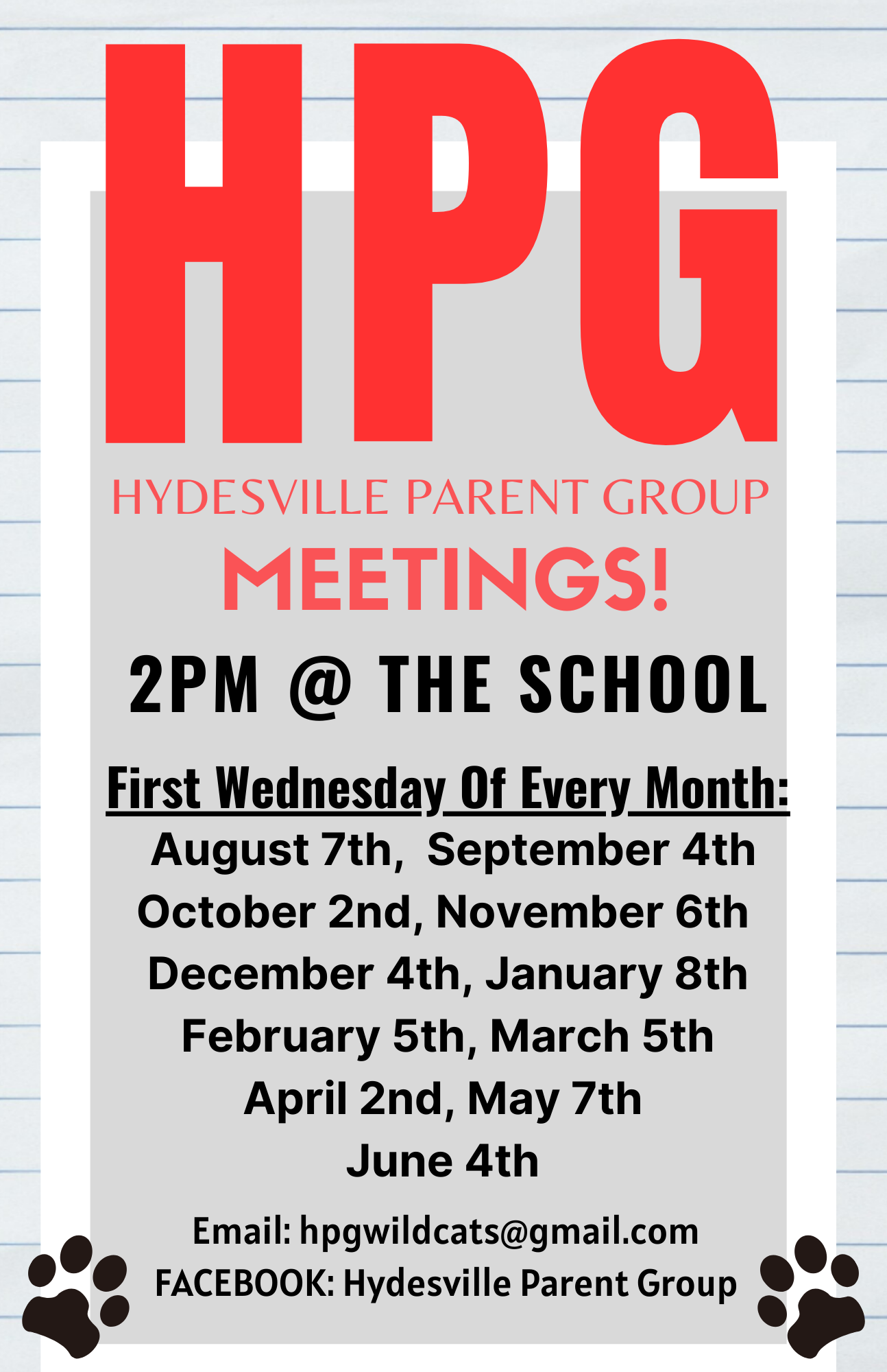 HPG Meetings