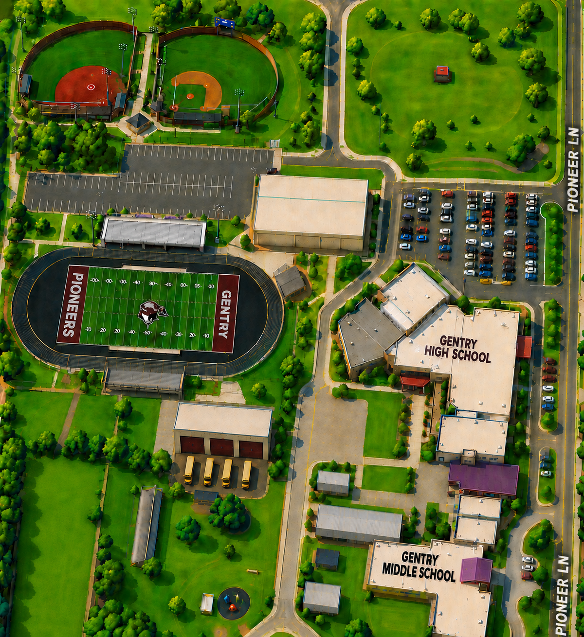 high middle school