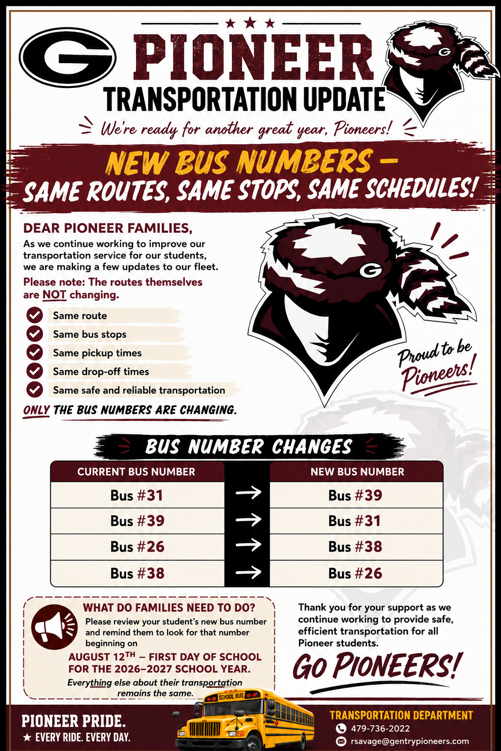 transportation flyer