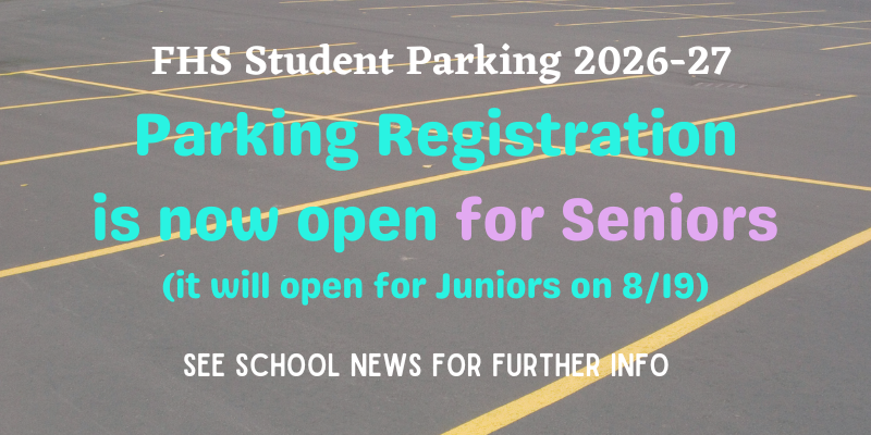 Senior Parking Registration