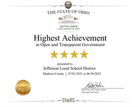 Auditor Site Award diploma image