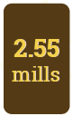 2.55 mills