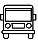 Front outline of school bus