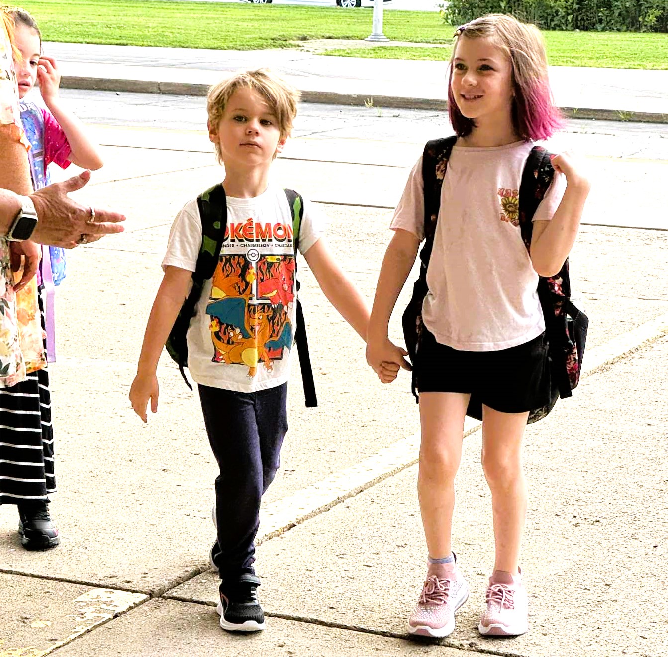 students going back to school