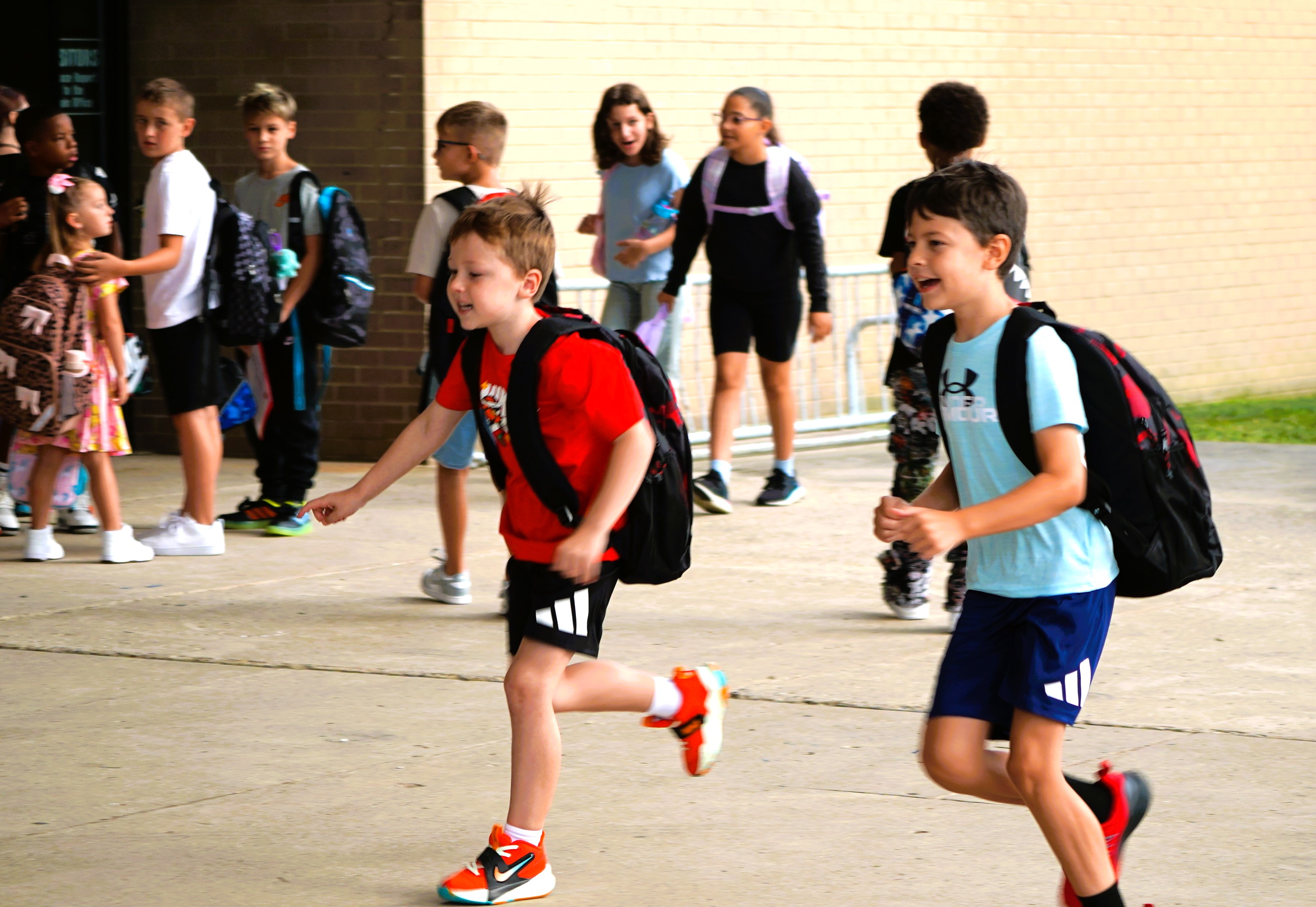 students going back to school