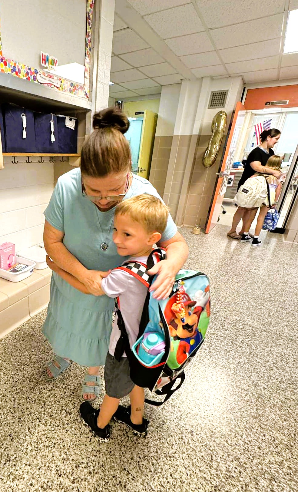students going back to school