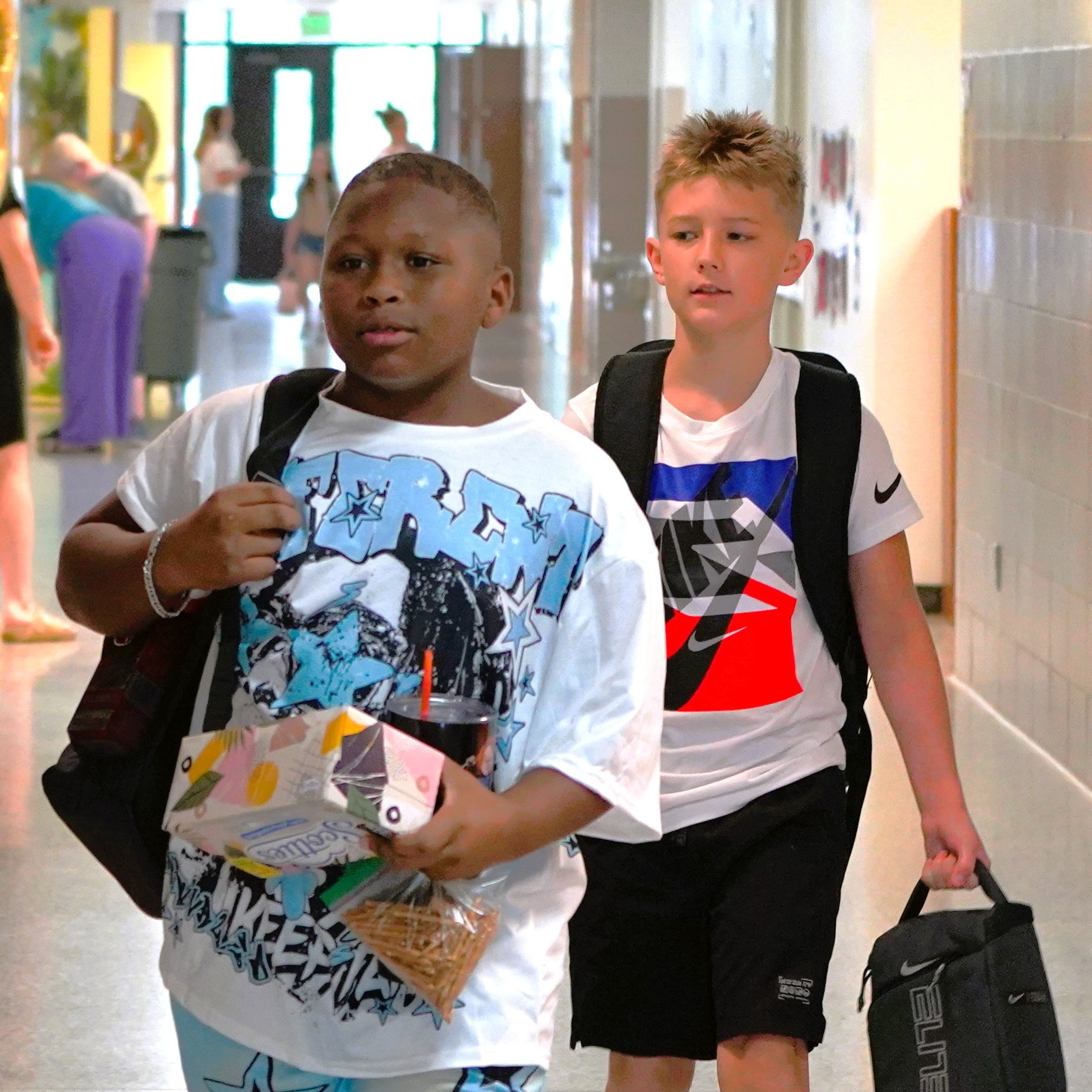 students going back to school