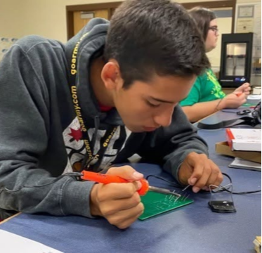 students collaborating