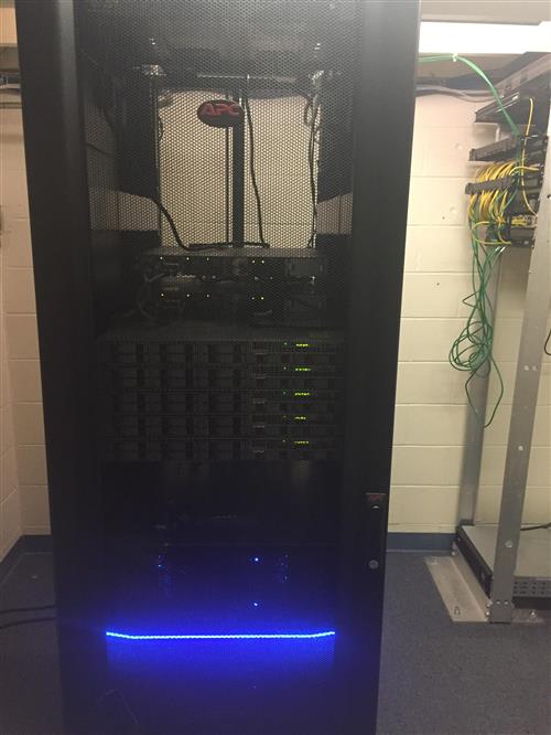 Image of the network box in technology