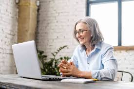 woman at computer