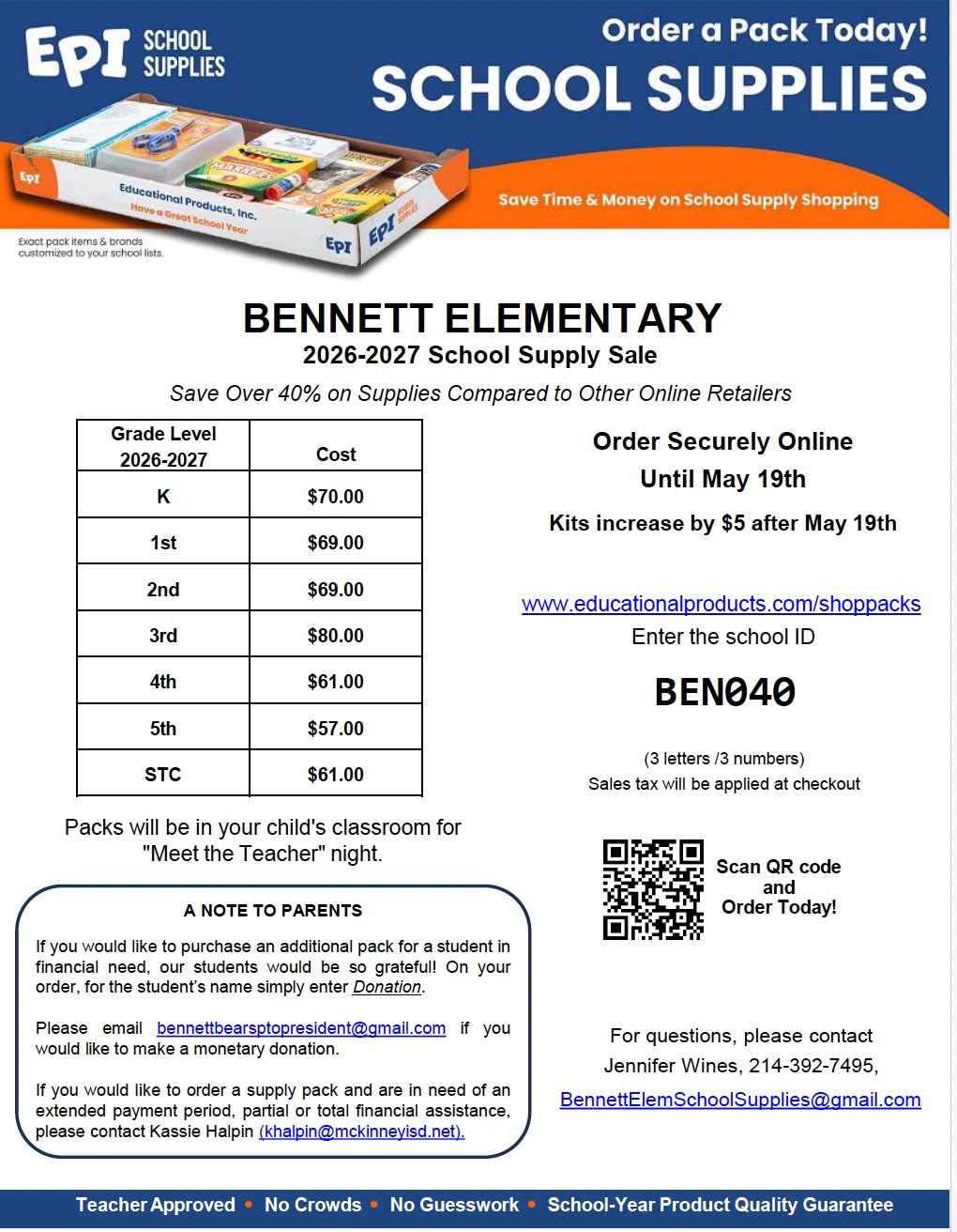 EPI Order Form 26-27 school year
