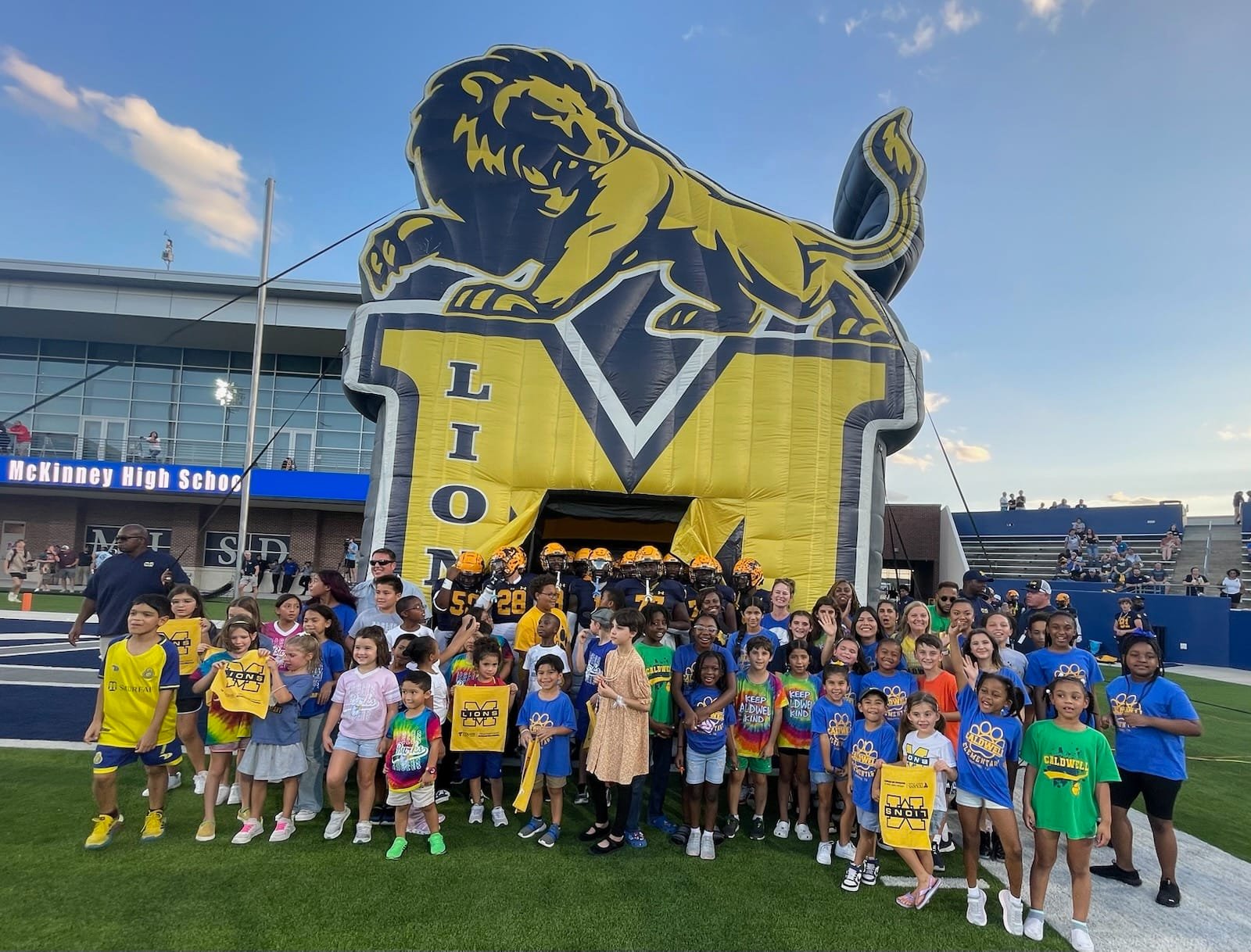 Students at the MISD Stadium