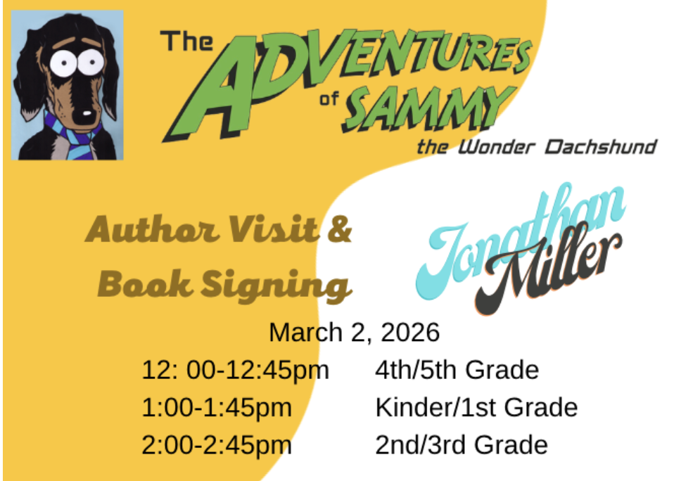 Author Visit Schedule