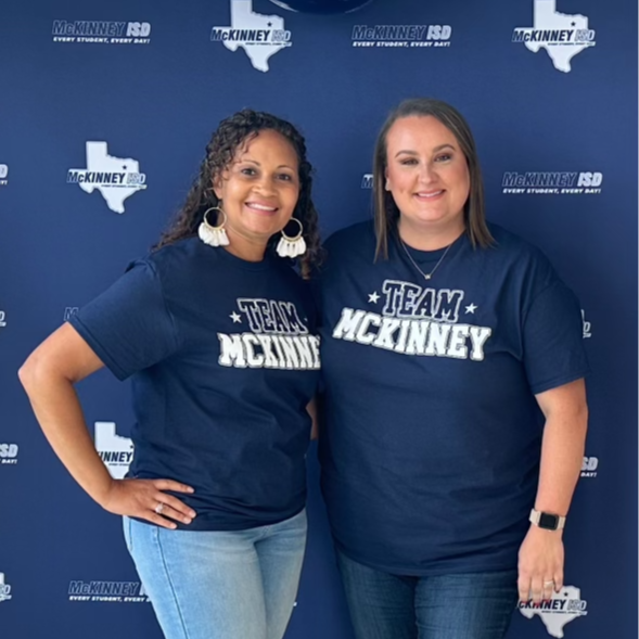 Principal Kristi Andrews and Assistant Principal Christi Jordan