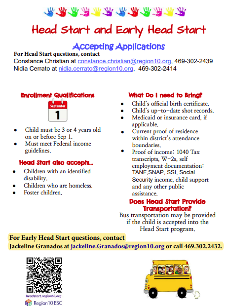 Head Start Flyer