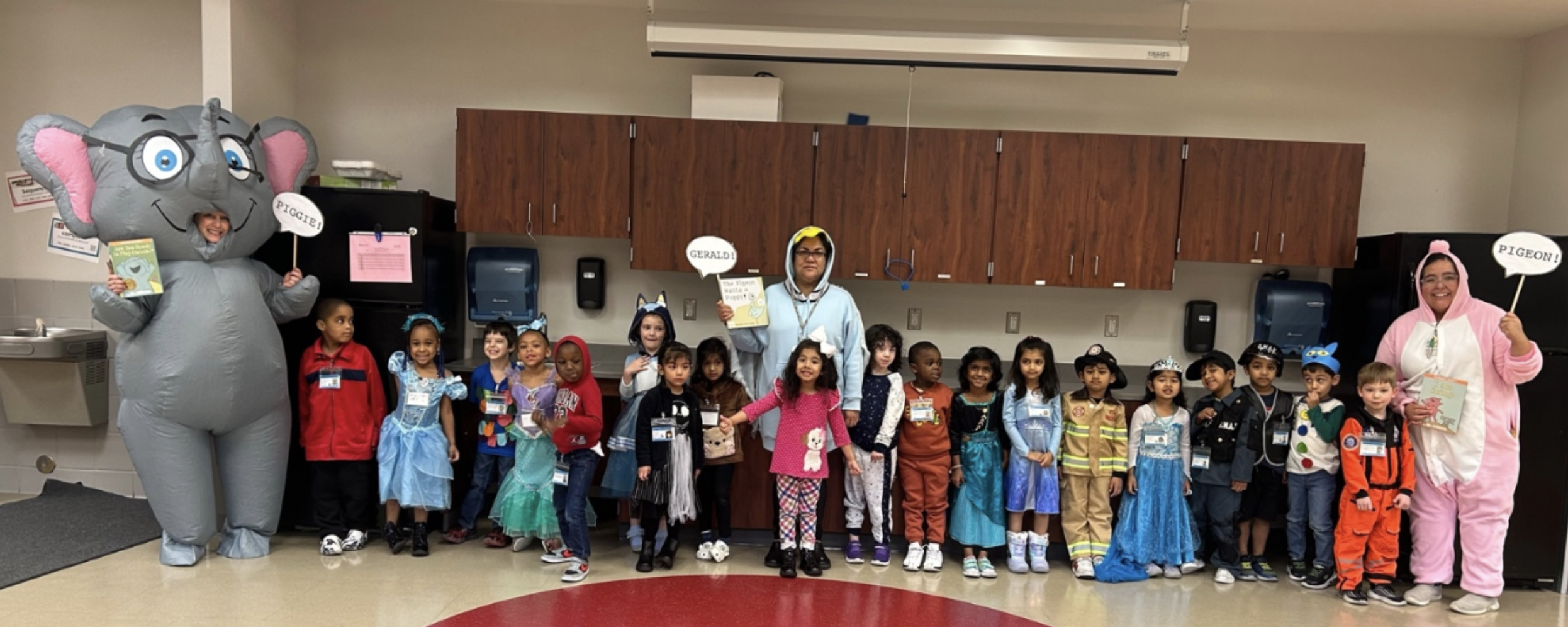 Pre-K Class on Storybook Character Day