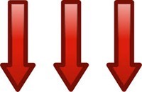 arrows down
