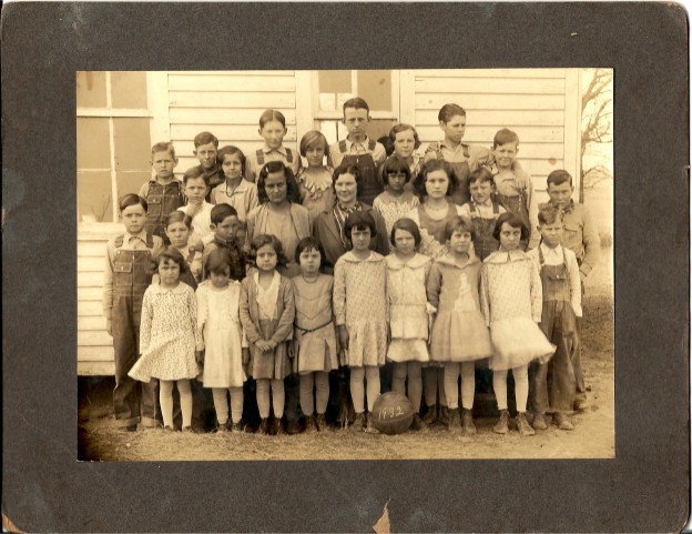 Old timey picture of students