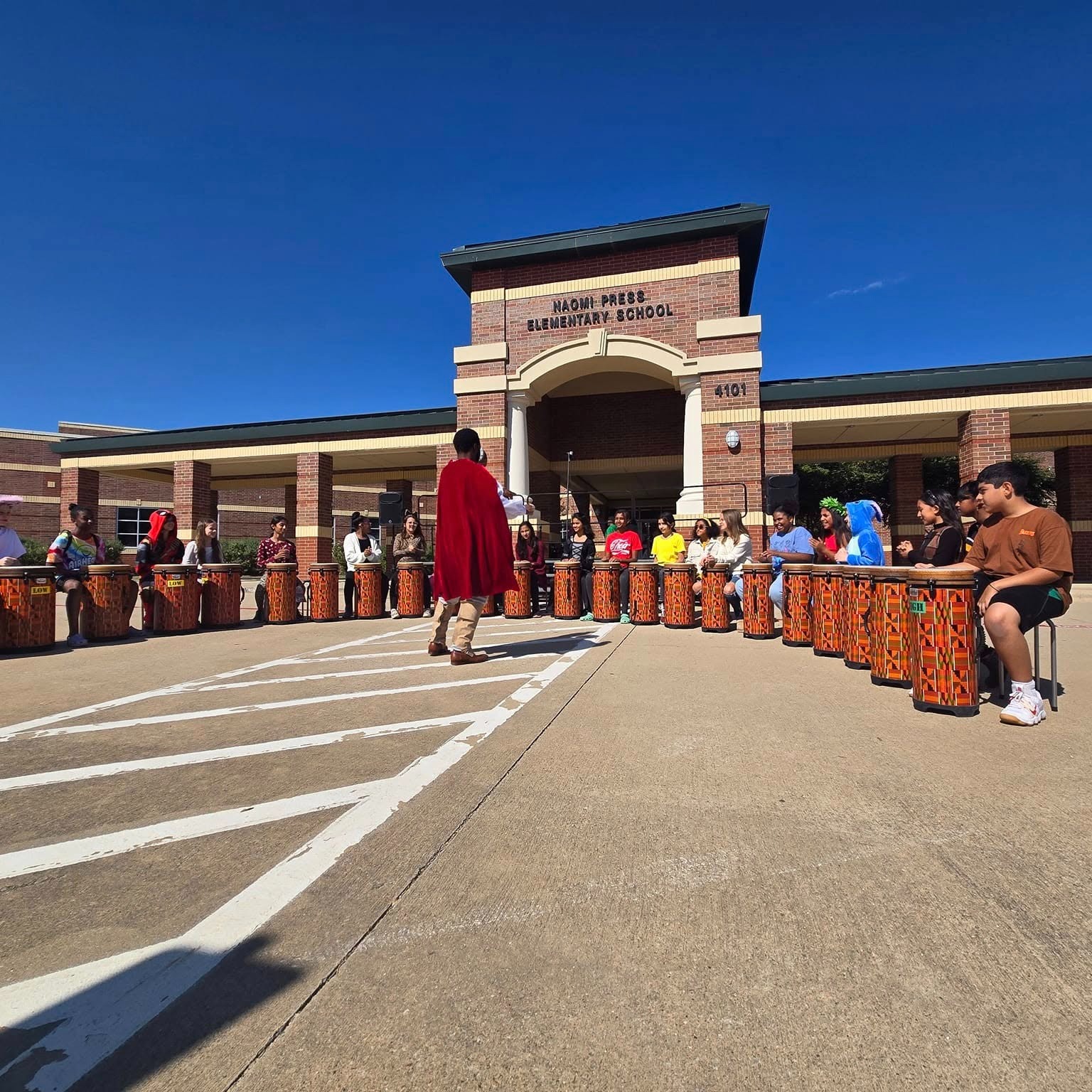5th Graders performing for Press-a-Palooza