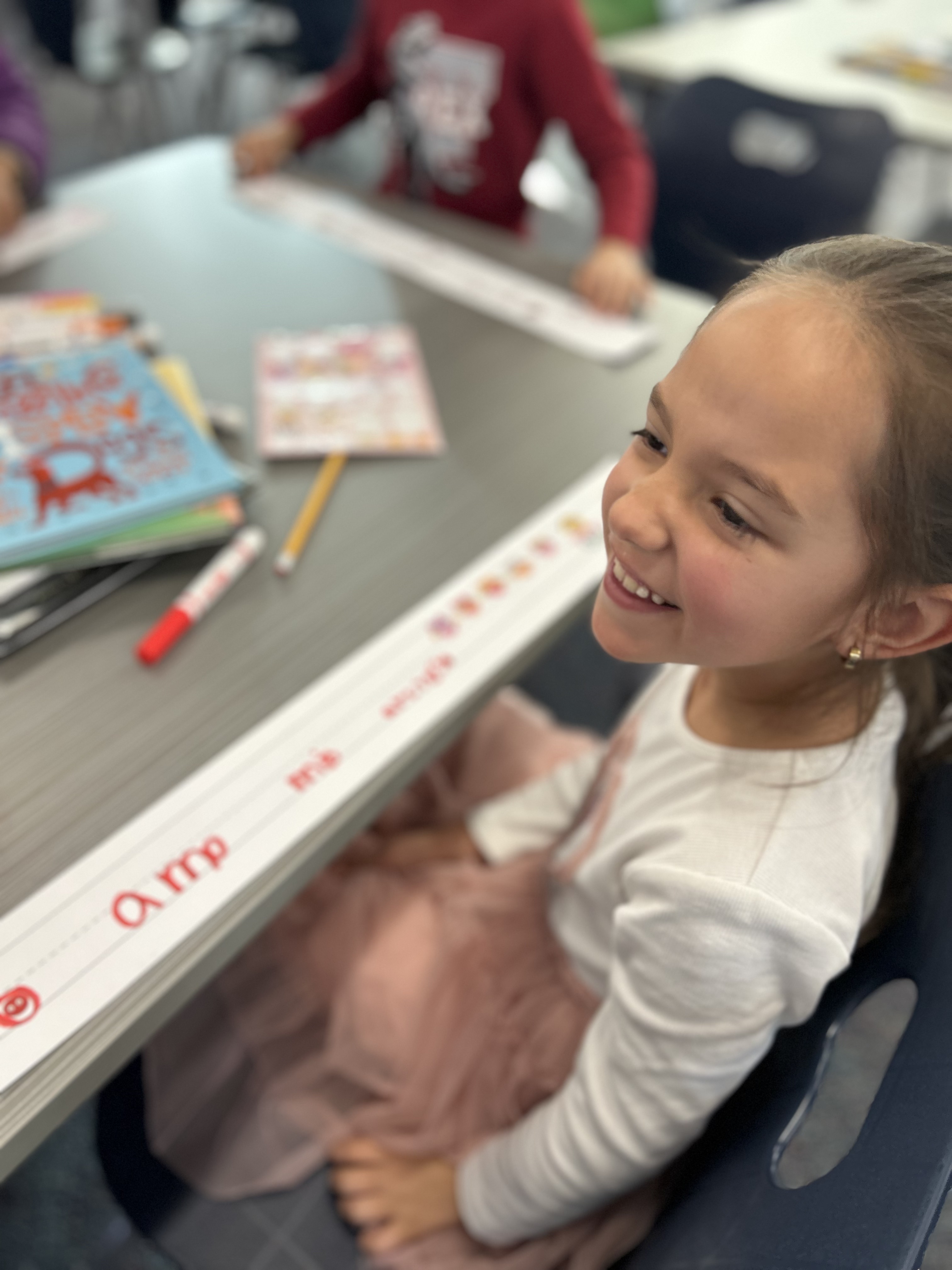 Students in the library and makerspace.