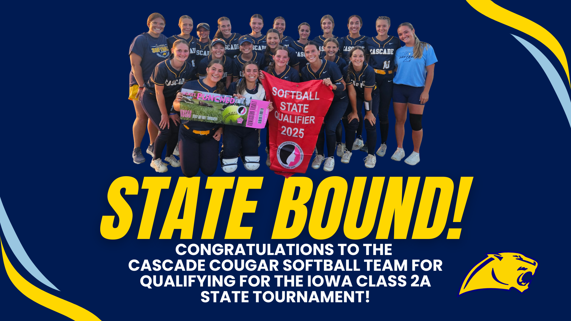 Cascade Softball is State Bound!