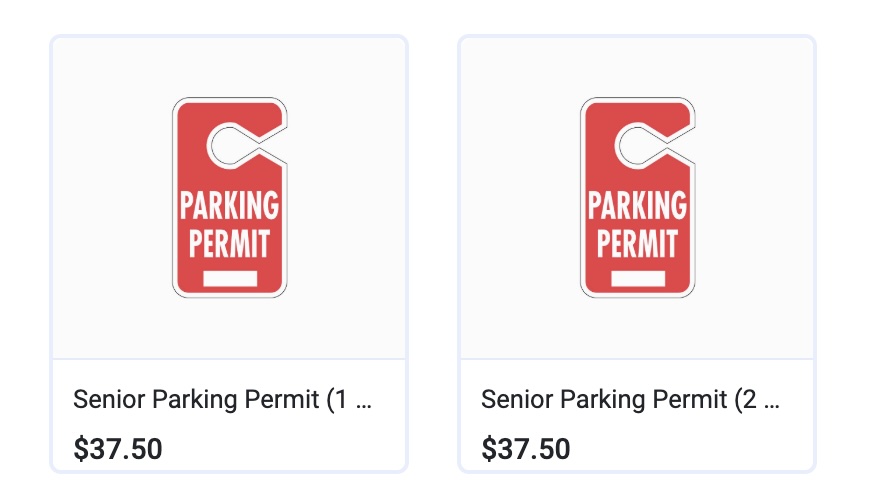Senior Parking