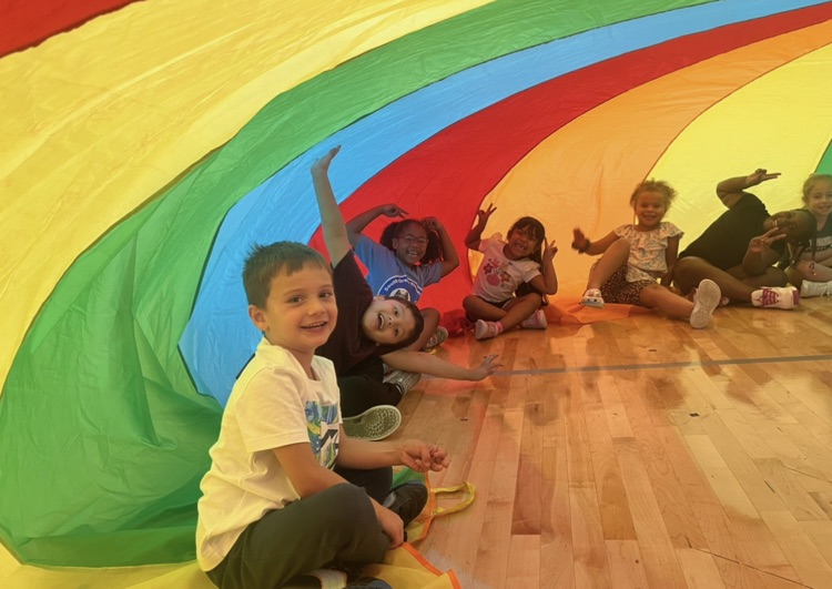 Parachute Fun in PE