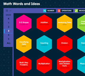 INVESTIGATIONS MATH GAMES link