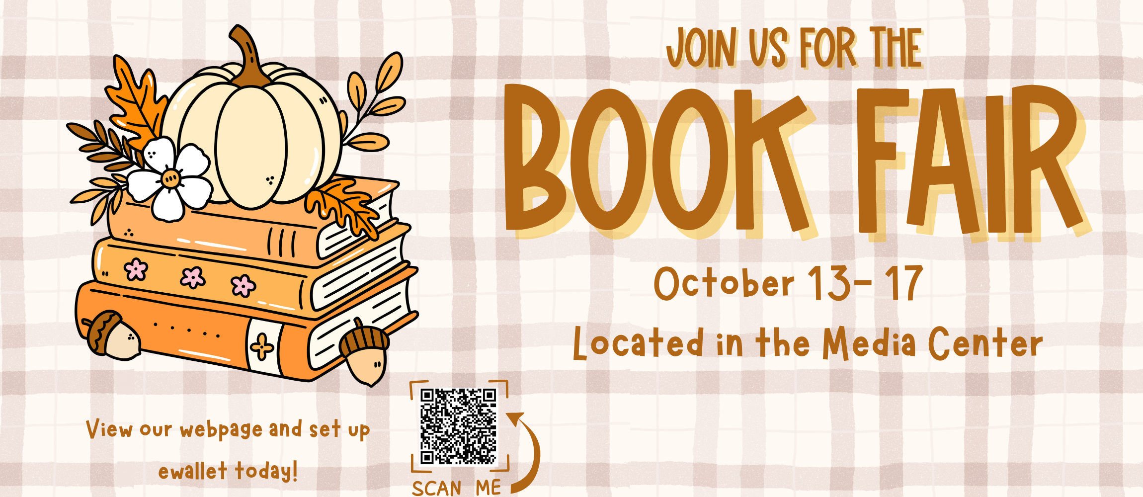 Bookfair: October 13-17th in the Media Center