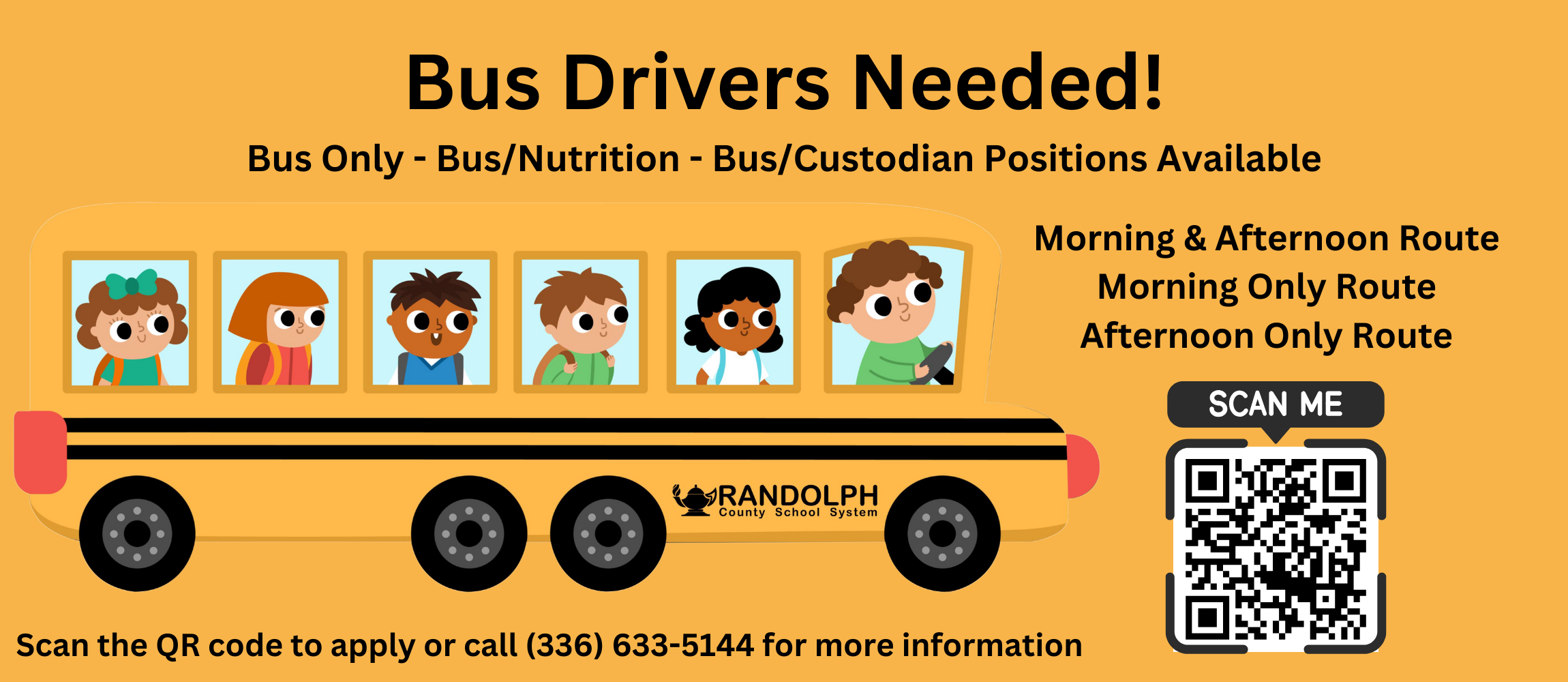Bus Drivers Needed!
