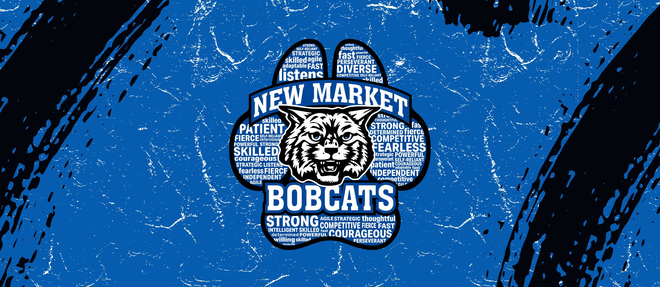 New Market Elementary School with New logo/Wordle