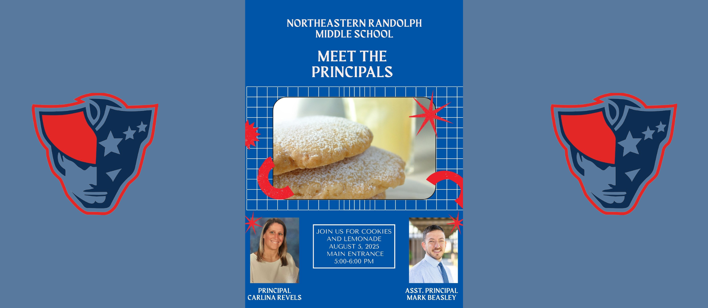 Come out on August 5 from 5-6 PM to meet Northeastern Randolph Middle School's New Administration!