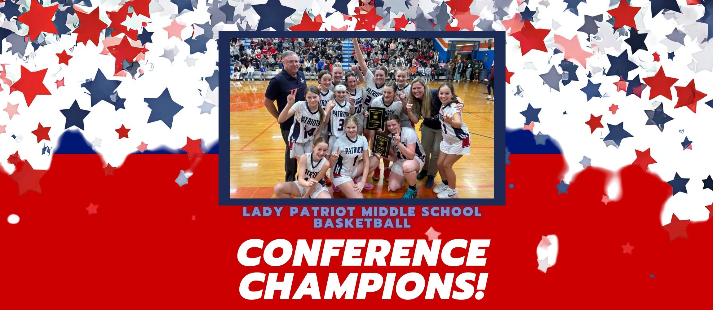 NERMS Lady Patriot Basketball Conference Champs