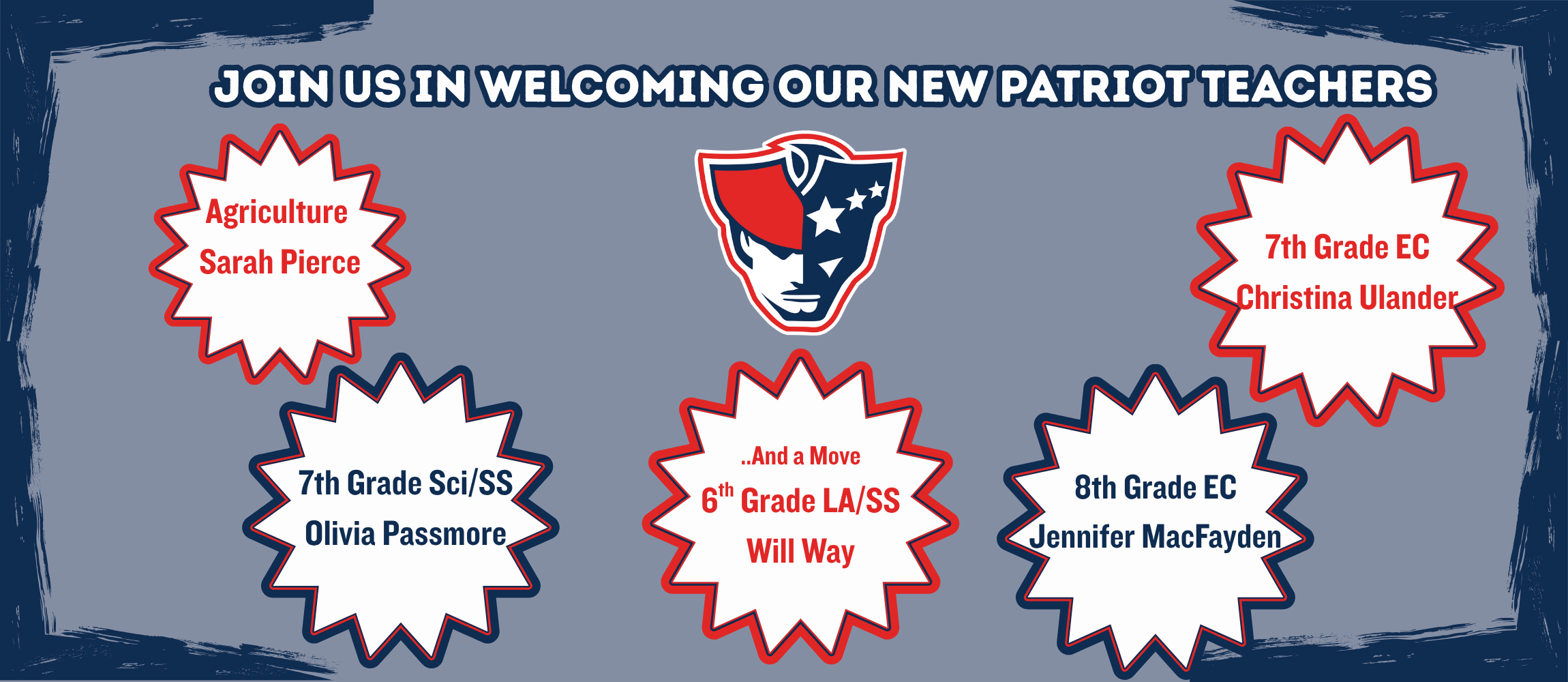 New Teachers at NERMS