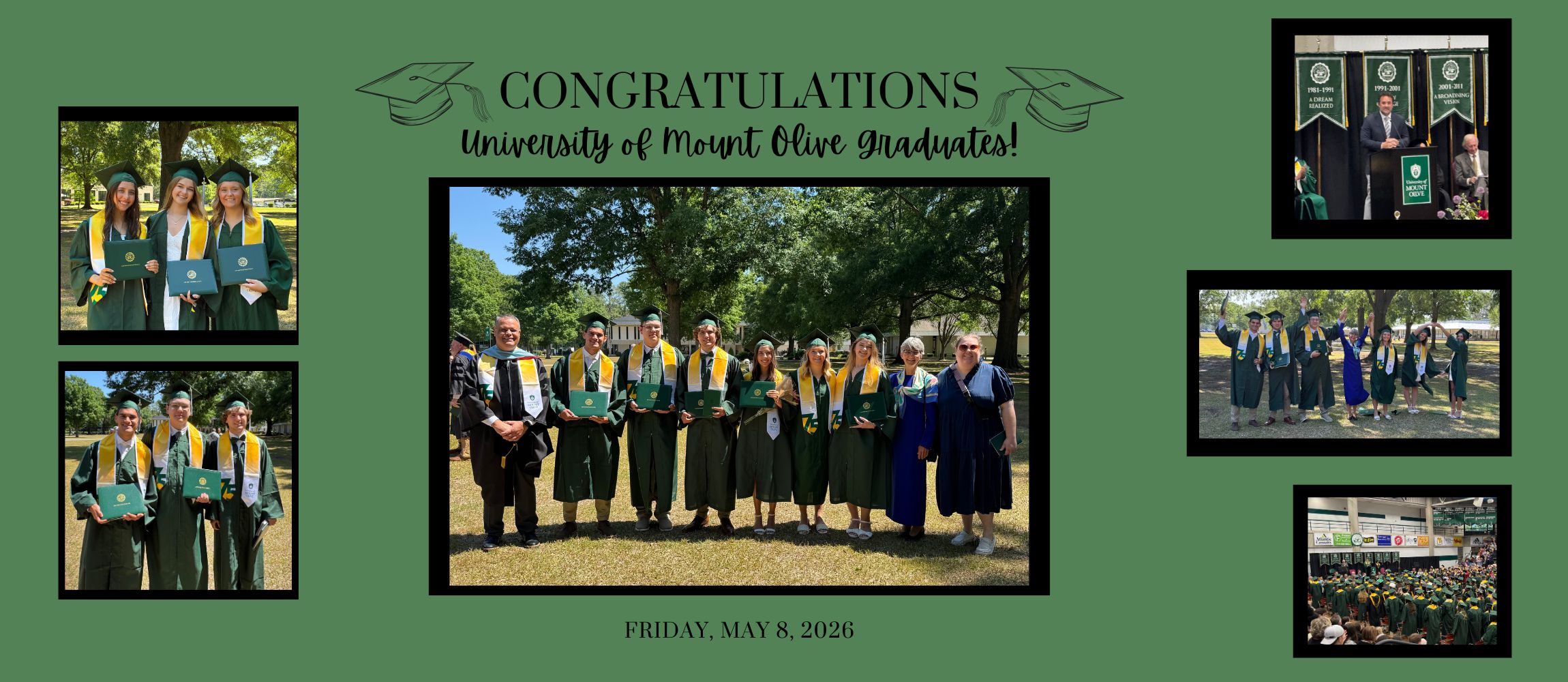 PGHS Senior Students earn Associates Degree through the University of Mount Olive