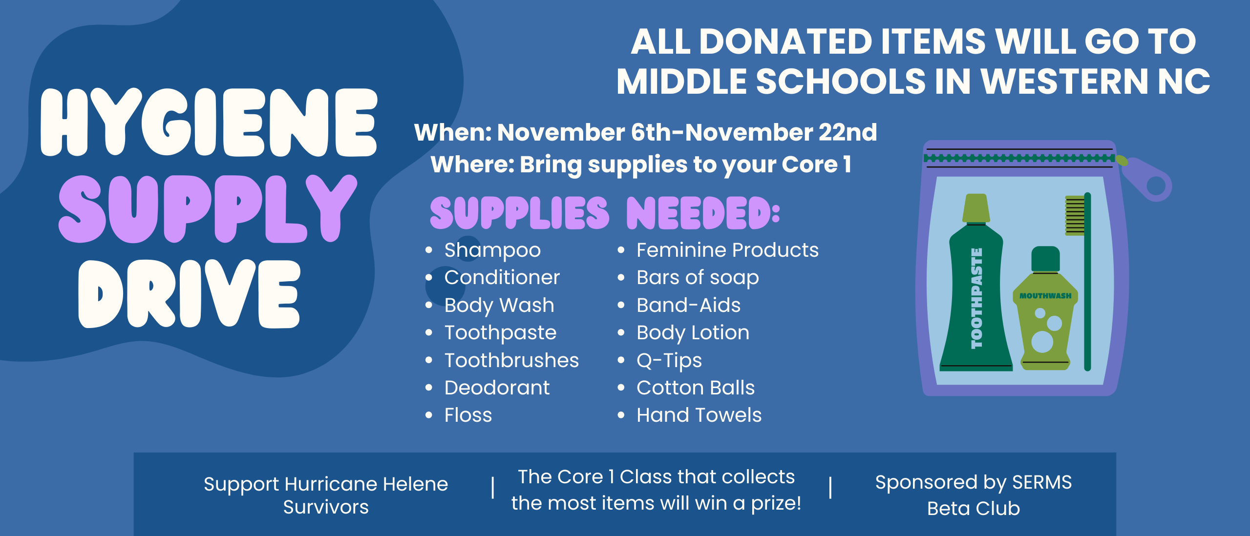 Hygiene Supply Drive