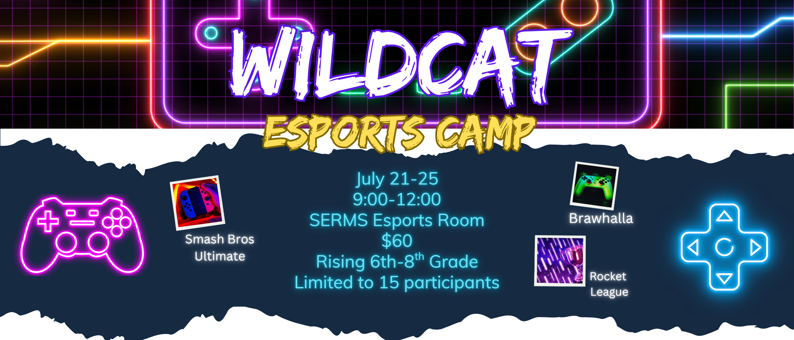 Esports Camp Flyer