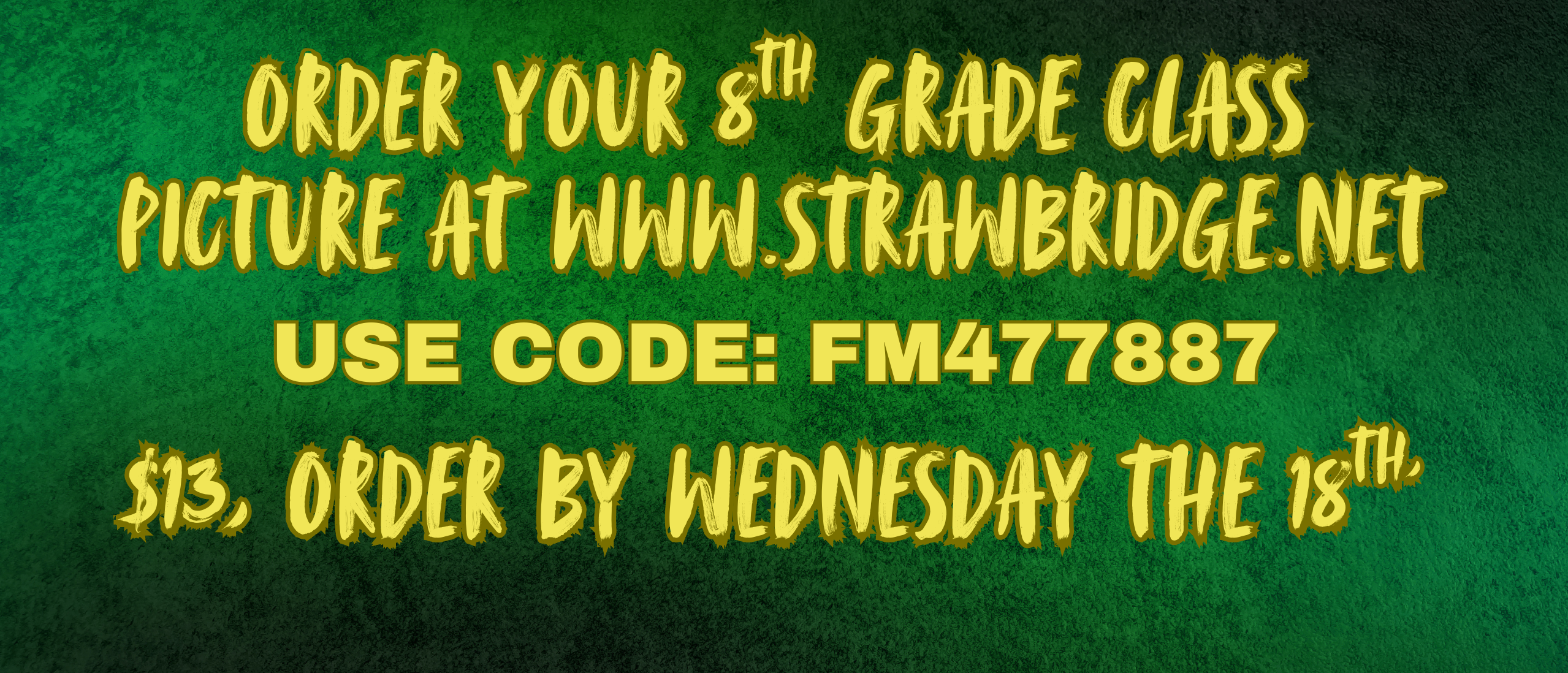 8th Grade Picture Order