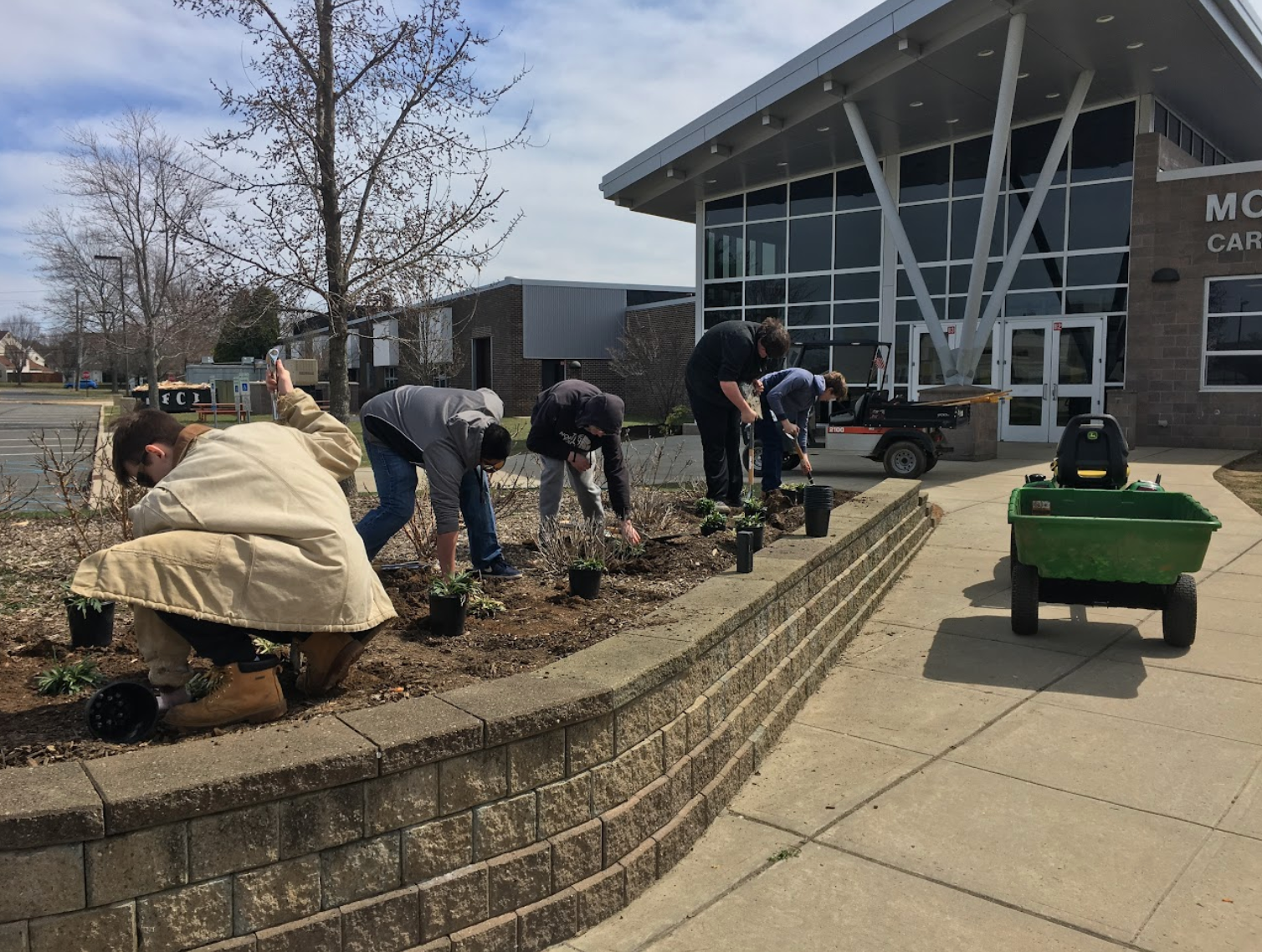 Horticulture Landscaping Students