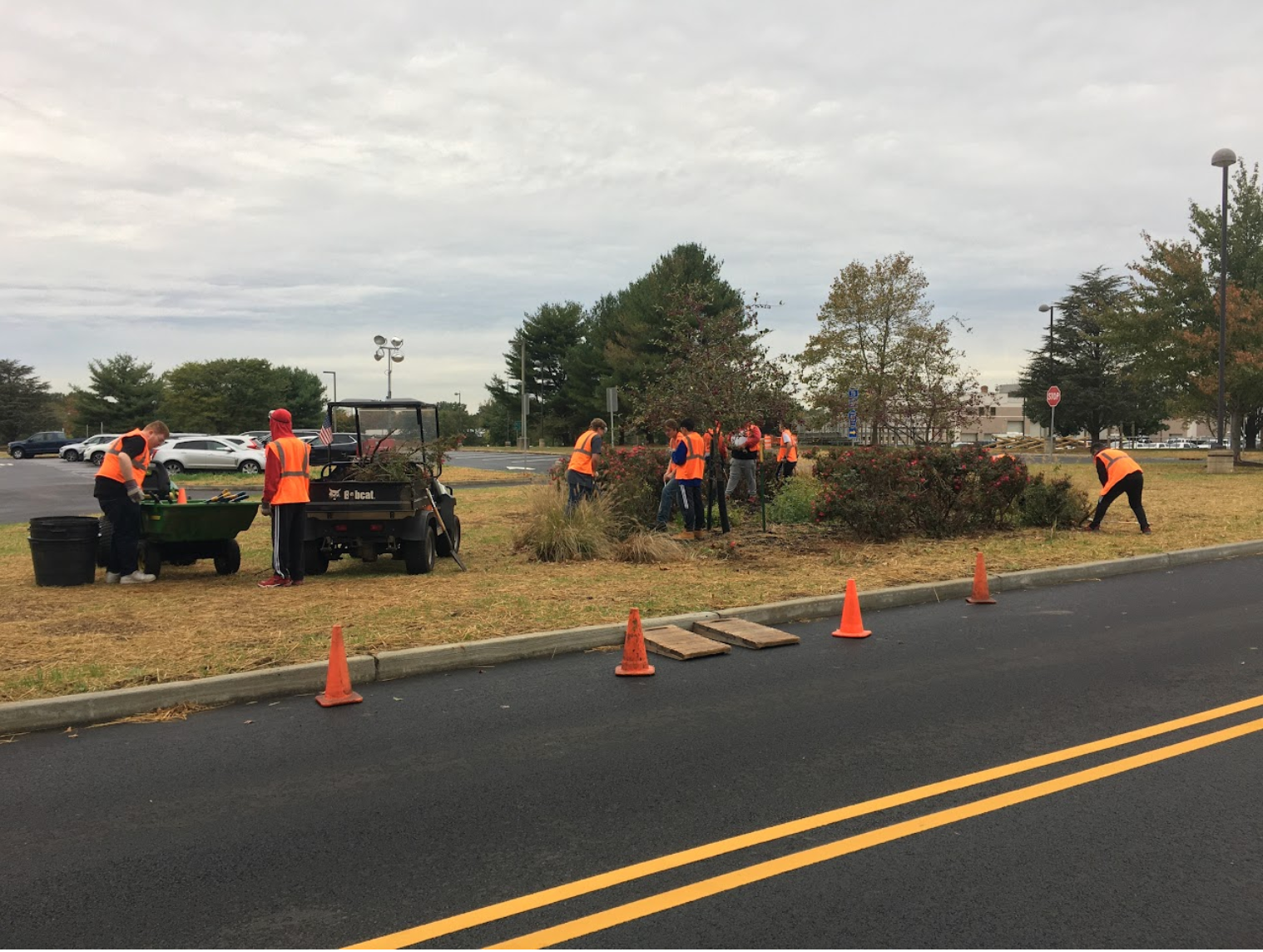 Horticulture Landscaping Students