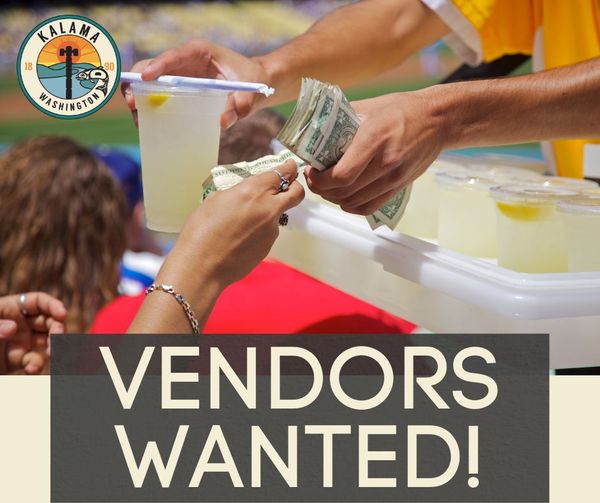 Vendors Wanted- exchanging money for lemonade in the sunshine