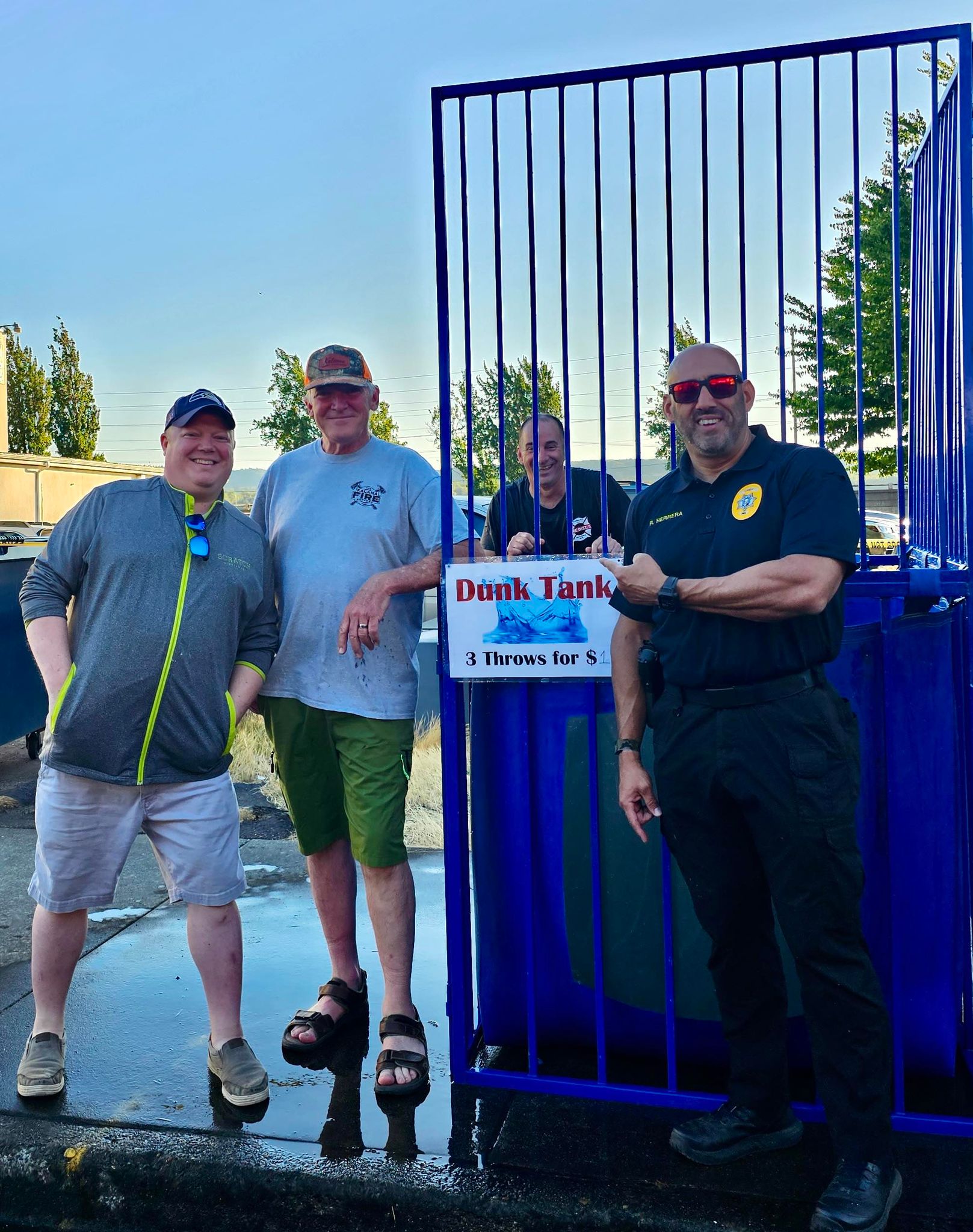 dunk tank at national night out