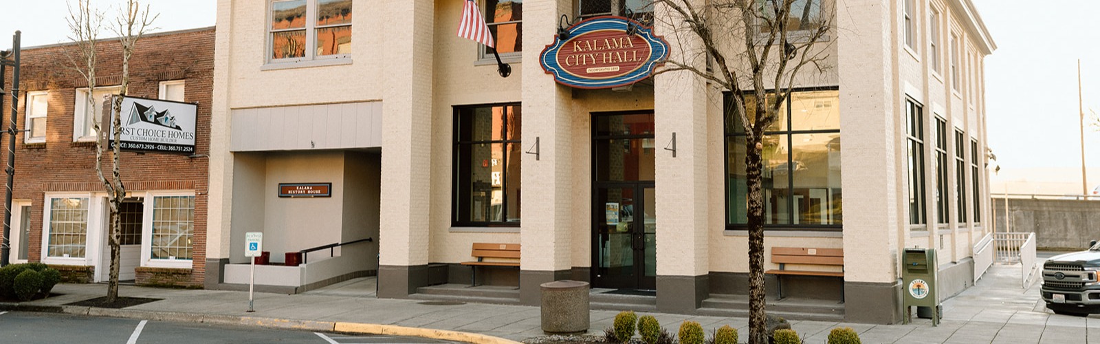 Kalama City Hall- From N First Street