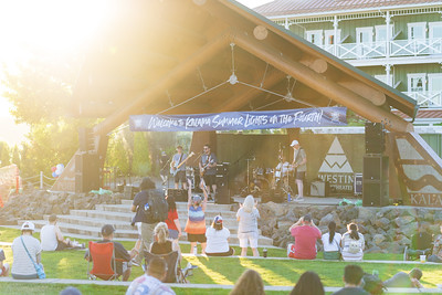 Amphitheater with live music